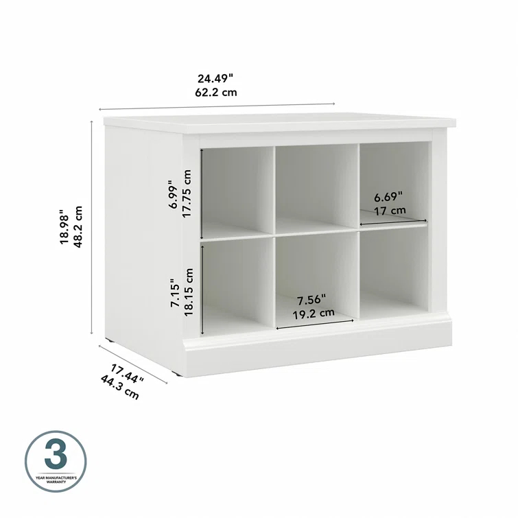 Kierra Hall Tree 24'' W with Bench and Shoe Storage