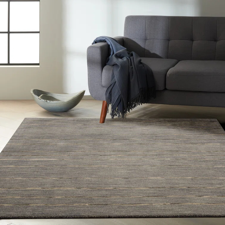 Halo Wool Striped Rug