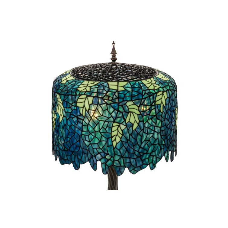 28" High Tiffany Wisteria Table Lamp