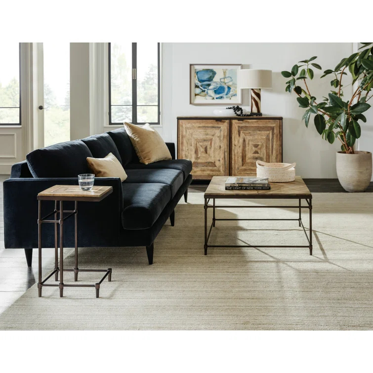 St. Armand Solid Wood Top Coffee Table
