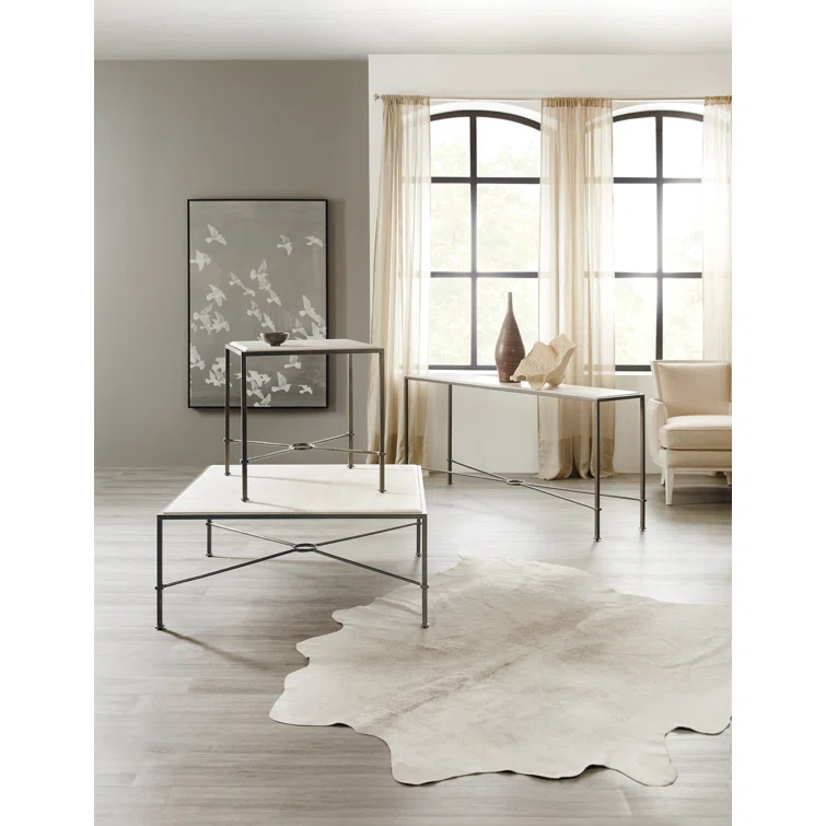 Hooker Furniture 65'' Stone Top Console Table