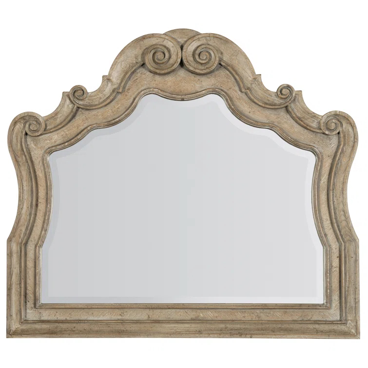 Castella Solid And Engineered Wood Flat Wall Mirror