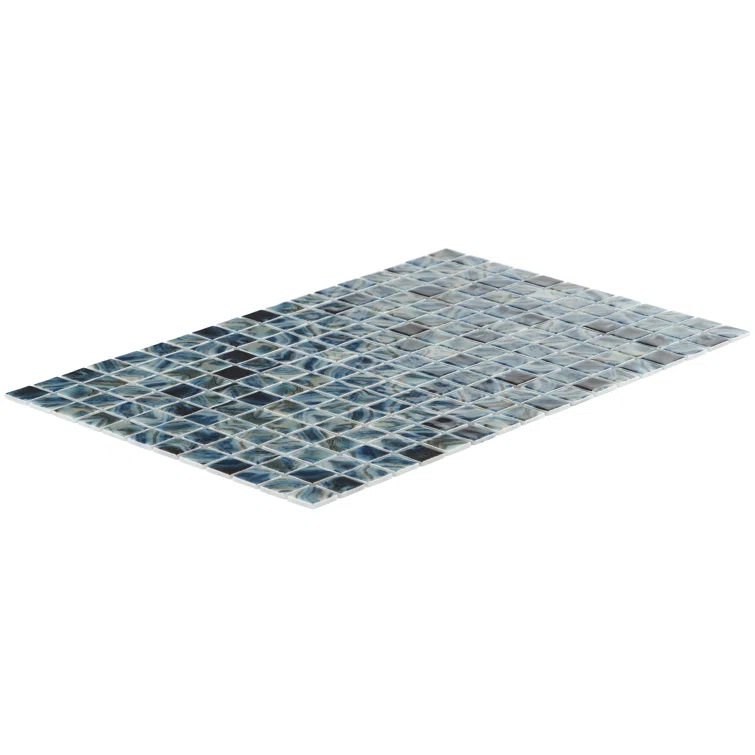 Rapids 1" x 1" Glass Grid Mosaic Wall & Floor Tile