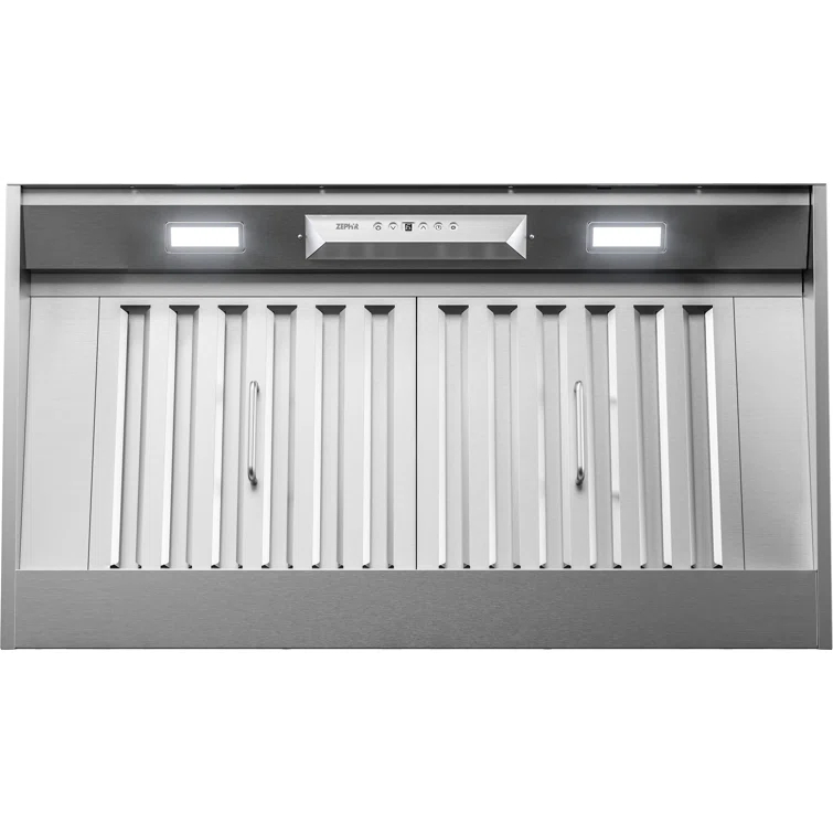 Zephyr Zephyr Monsoon I 36" 600 CFM Insert Mount Range Hood with LED Light in Stainless Steel