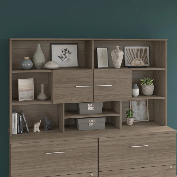 Office 500 40'' H x 71'' W Reversible Desk Hutch
