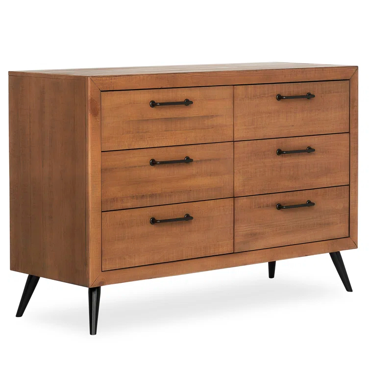 Stilnovo Solid Wood 18'' W 6 - Drawer Dresser