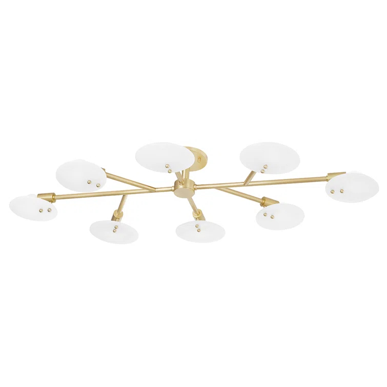 Hudson Valley Lighting Giselle 8 Light Semi Flush