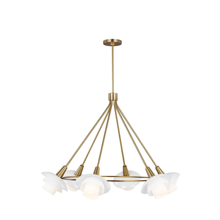 Rossie 6 - Light Dimmable Sputnik Sphere Chandelier