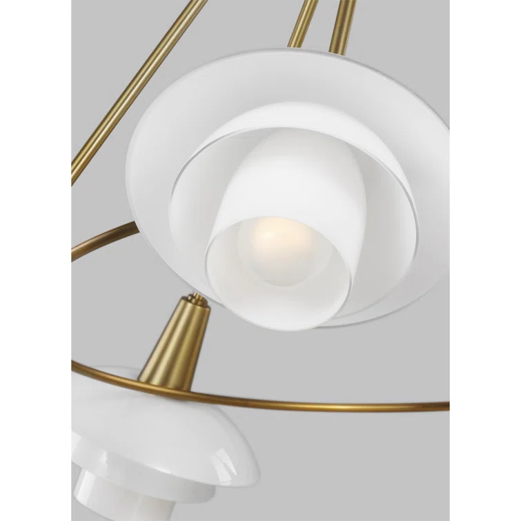 Rossie 6 - Light Dimmable Sputnik Sphere Chandelier