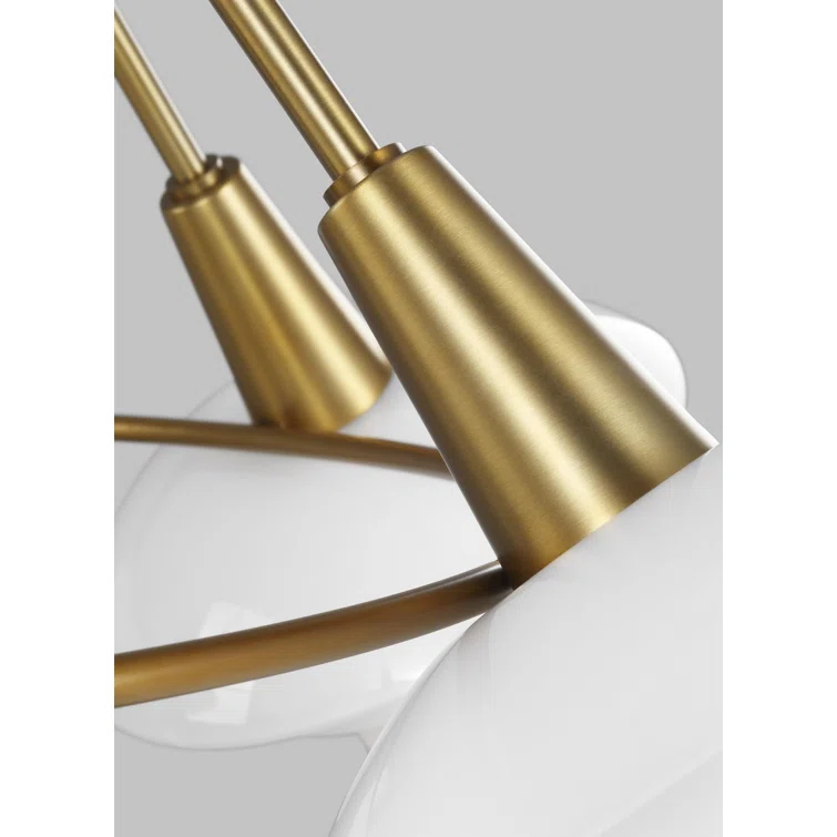 Rossie 6 - Light Dimmable Sputnik Sphere Chandelier