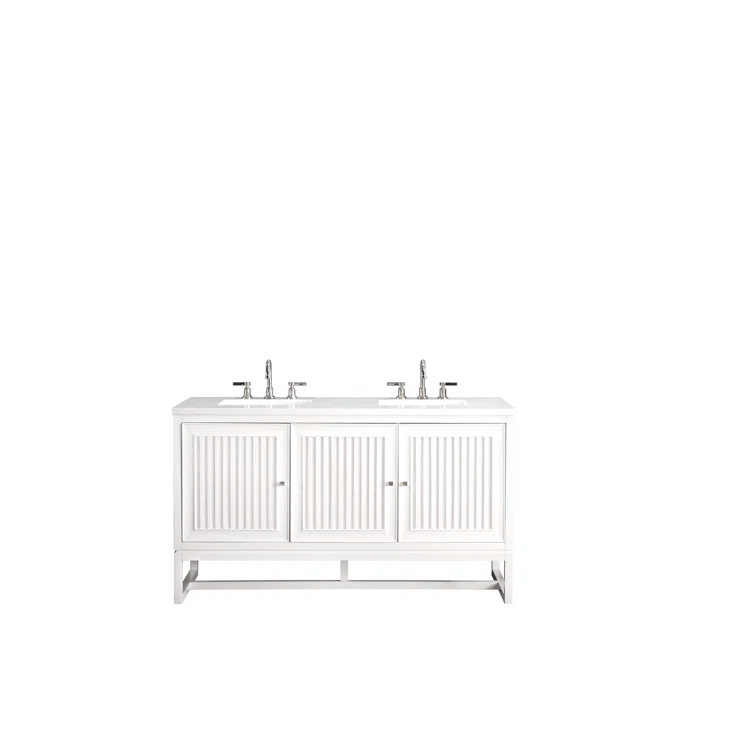 James Martin Vanities Athens 60'' W  W Double Vanity