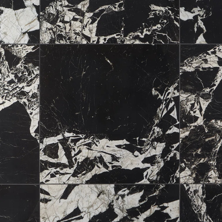 Kasama 29.13 in. x 29.13 in. Polished Porcelain Marble Look Floor and Wall Tile (11.78Sq. Ft. /Case)