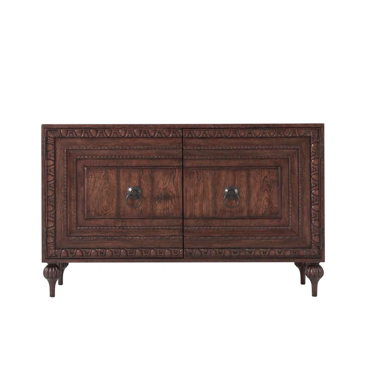 Althorp - Victory Oak Solid Wood Accent Cabinet