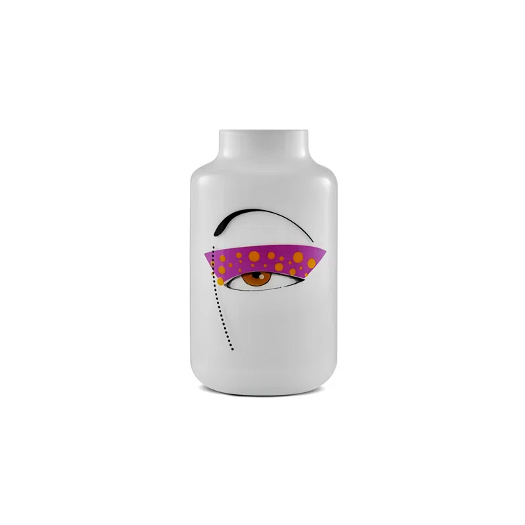 Nude Rock & Pop Artist Collection Handmade Lead Free Crystal Table Vase