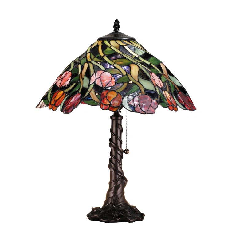 Nouveau Metal Table Lamp