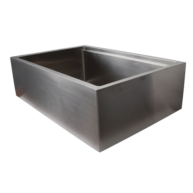 Bailey 30'' L Farmhouse / Apron Single Bowl Stainless Steel Kitchen Sink