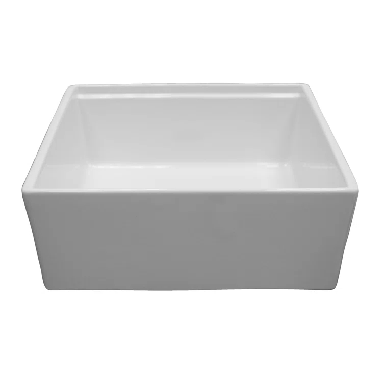 Crofton 24'' L Farmhouse / Apron Single Bowl Fireclay Kitchen Sink