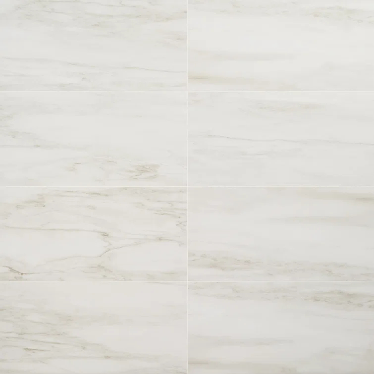 Bond Tile Saroshi 11.81 in. x 23.62 in. Matte Marble Look Porcelain Floor and Wall Tile (9.68 Sq. Ft. / Case)