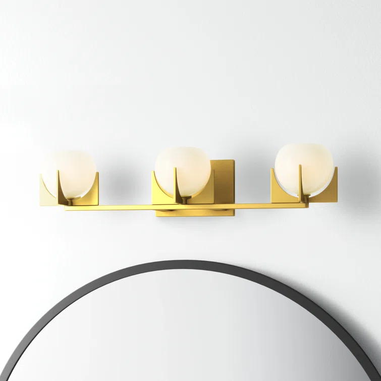 Kristoff 3 Light Frosted Dimmable Vanity Light