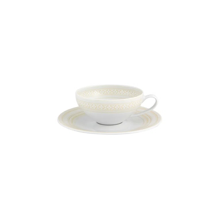 Vista Alegre 8 Piece Teacup and Saucer Set (Set of 4)