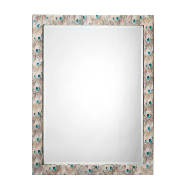 Jamie Young Company Plume Engineered Wood Flat Wall Mirror