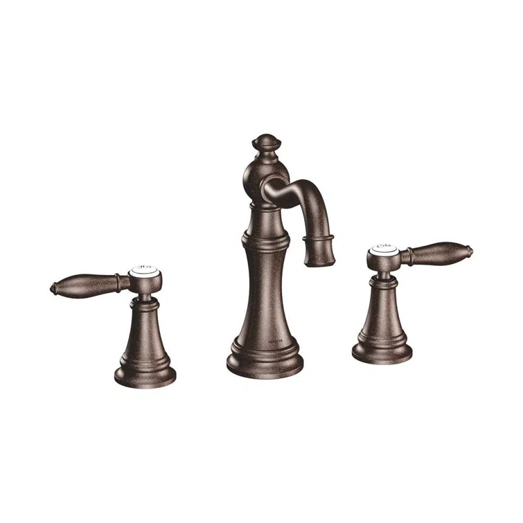 Moen Weymouth Two-Handle Widespread Bathroom Faucet Trim Kit, Valve Required