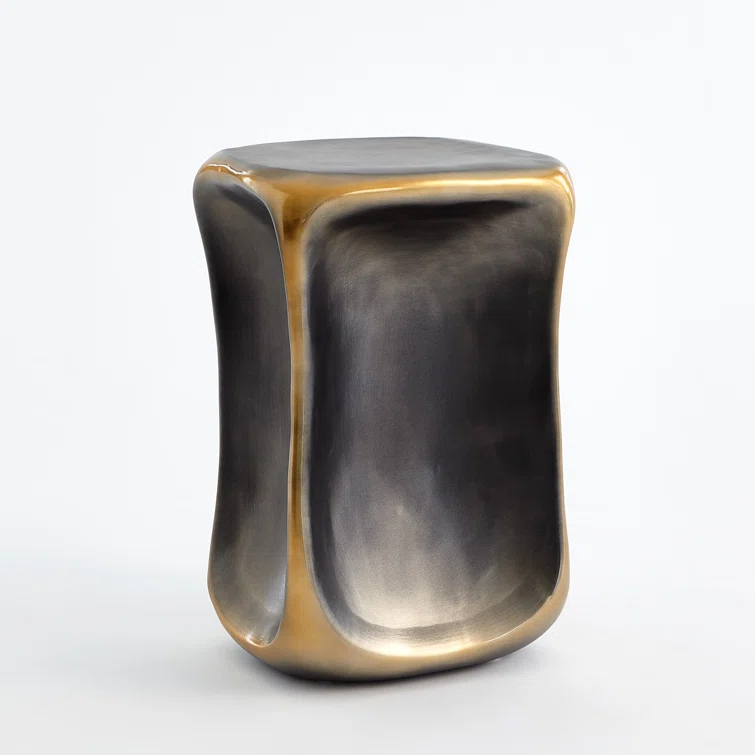 Formation Accent Table-Black/Gold-Lg