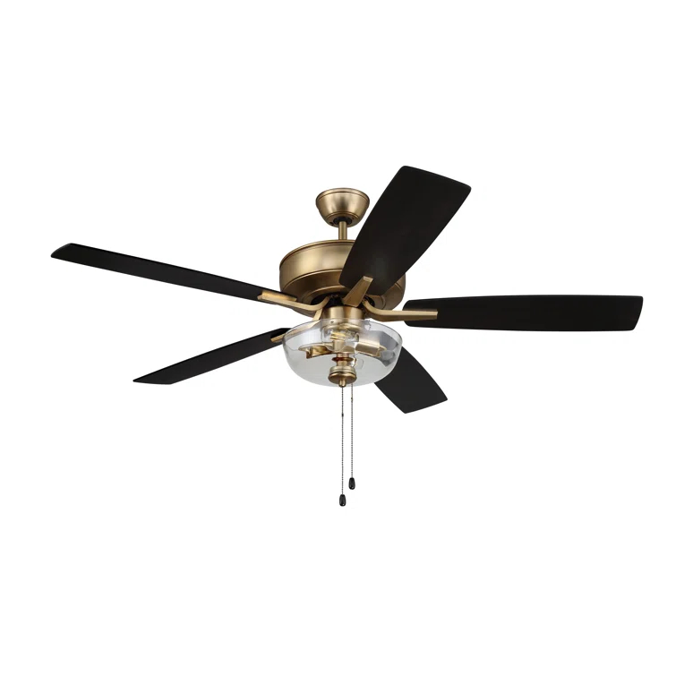 Pro Plus 101 Clear Bowl Light Kit 52'' Ceiling Fan with Light Kit