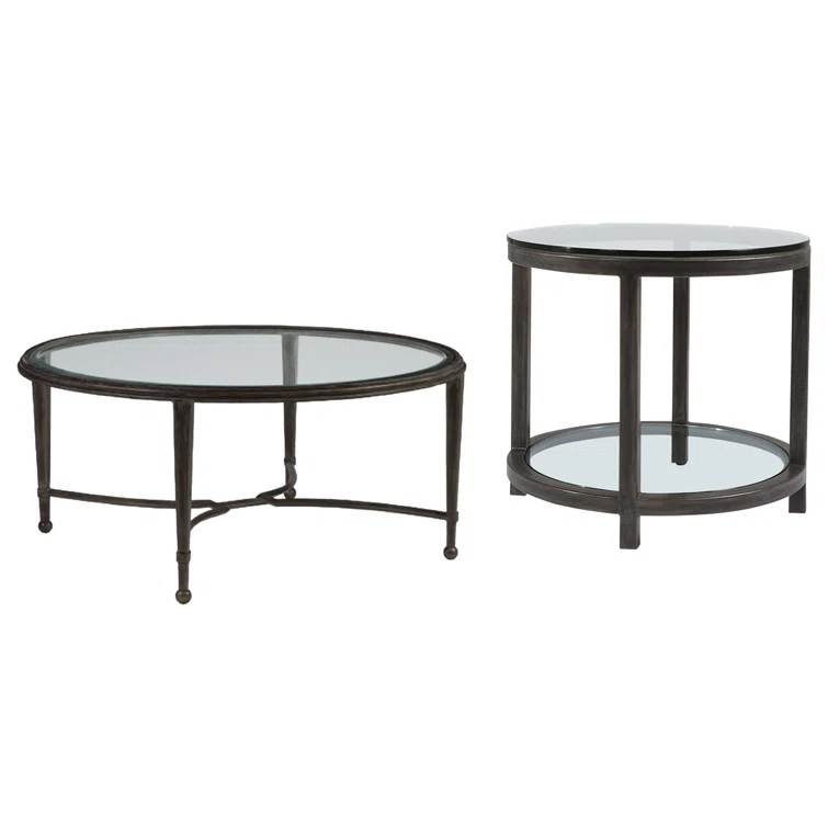 Metal Designs Per Se Round End Table