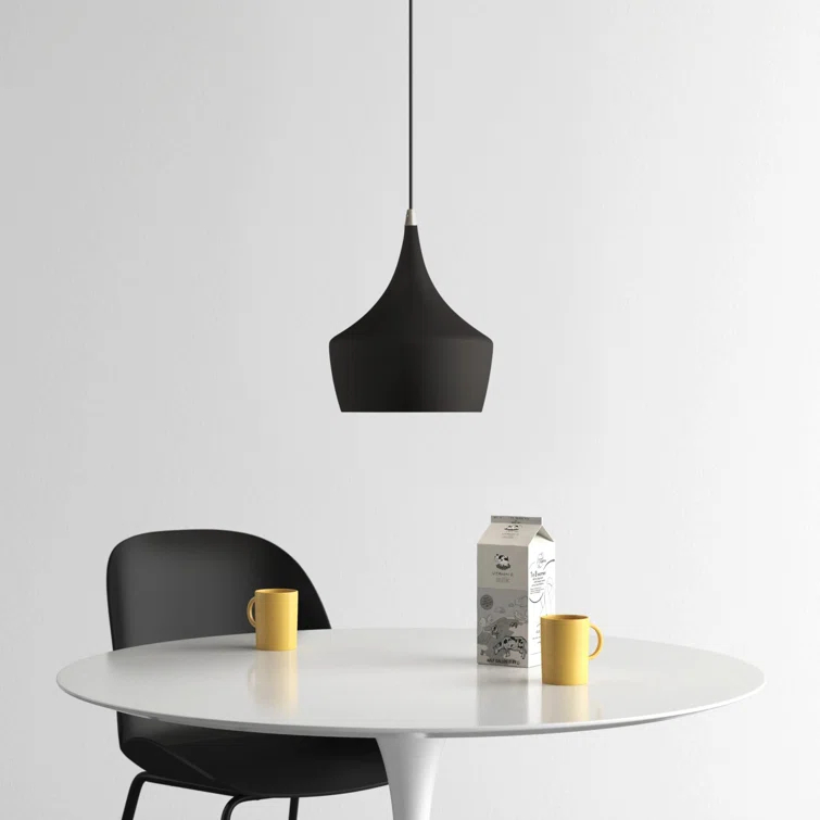 Schultz Single Light Metal Dimmable Pendant