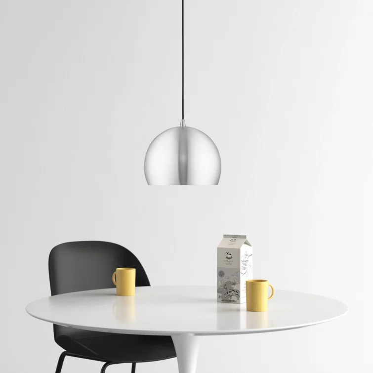 Schultz Single Light Metal Dimmable Pendant