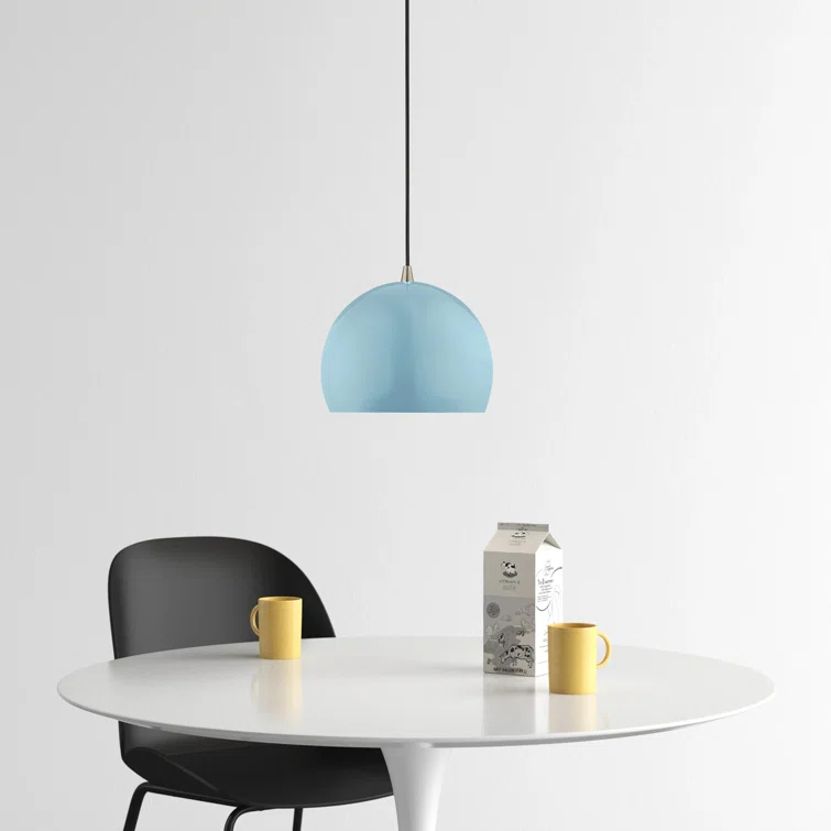 Schultz Single Light Metal Dimmable Pendant