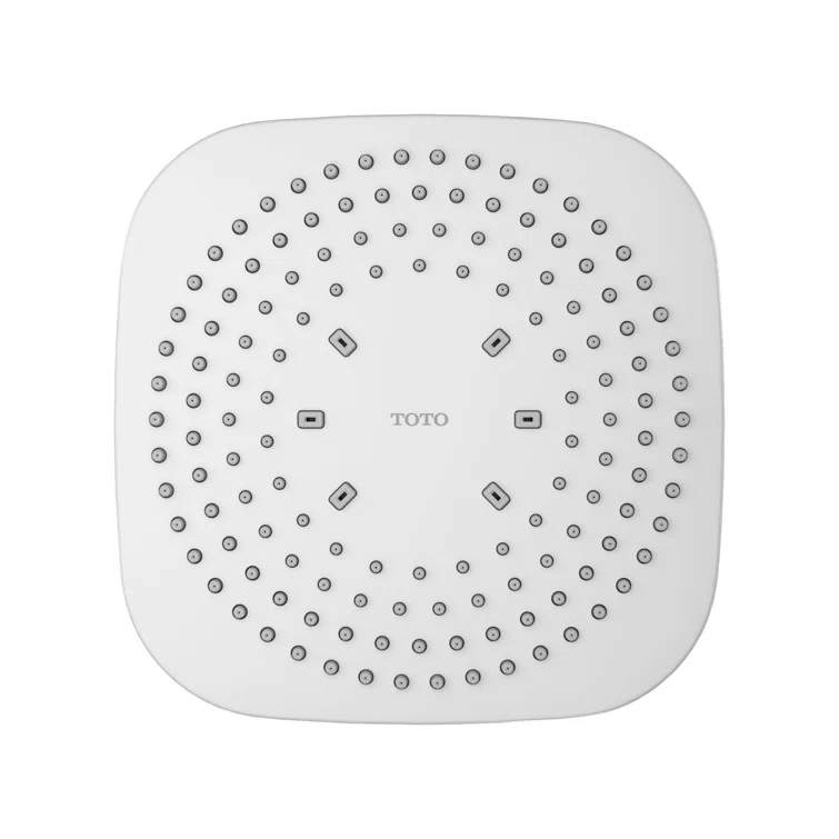 G Series 2.5 GPM Square Single Rain Shower Head with Comfort Wave Technology