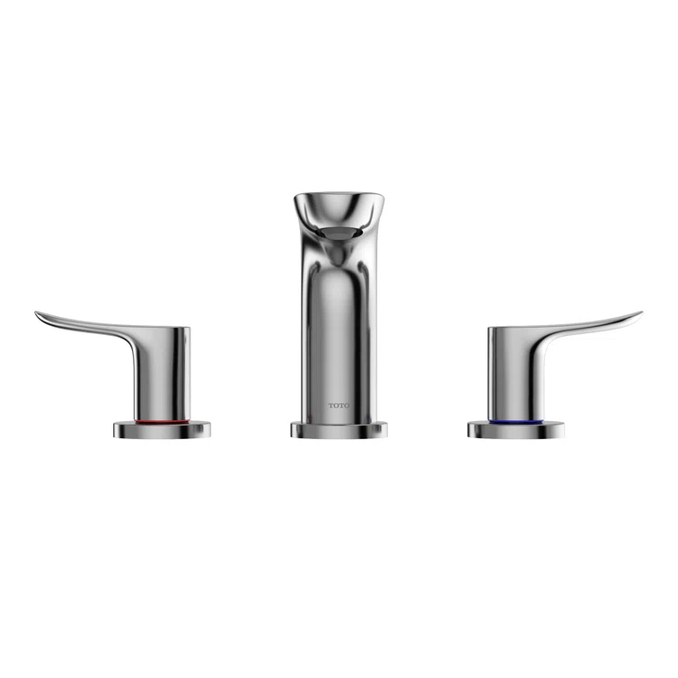 TOTO TLG01201U#CP Double Handle Bathroom Faucet with Drain Assembly