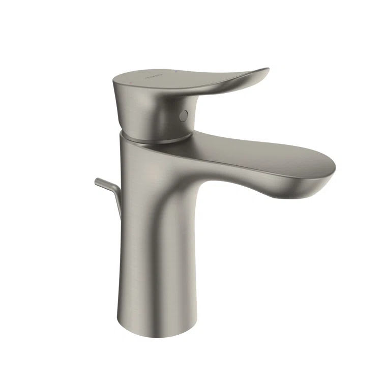 TOTO TLG01301U#BN Single Hole Bathroom Faucet with Drain Assembly and Comfort Glide Technology
