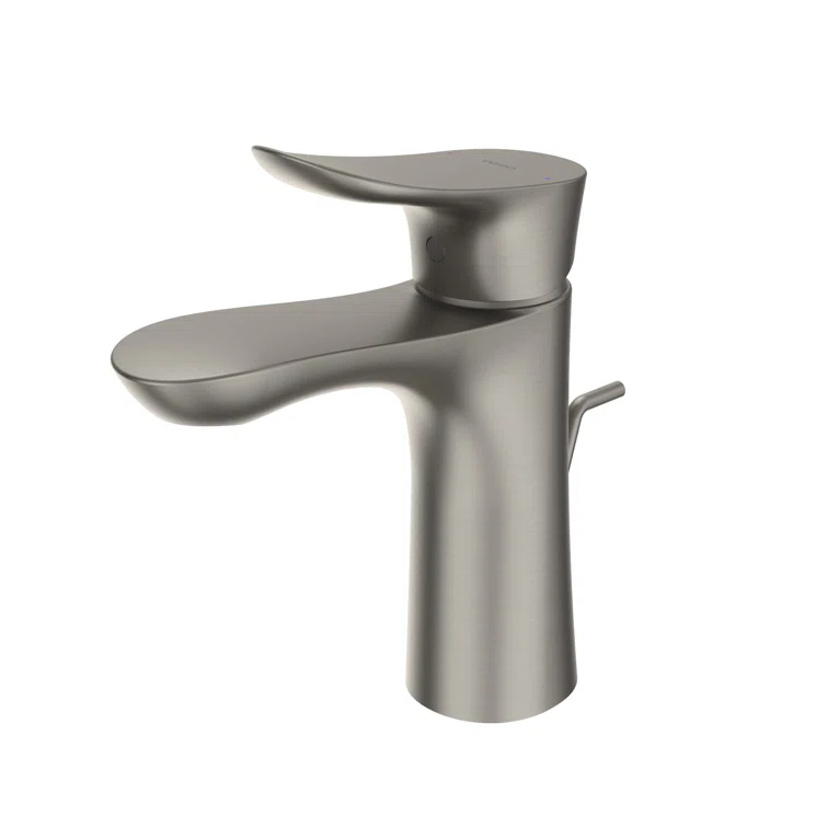 TOTO TLG01301U#BN Single Hole Bathroom Faucet with Drain Assembly and Comfort Glide Technology