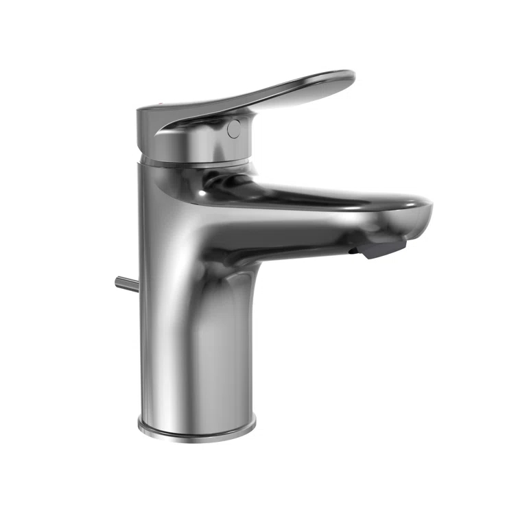 LF Single Hole Bathroom Faucet with Drain Assembly
