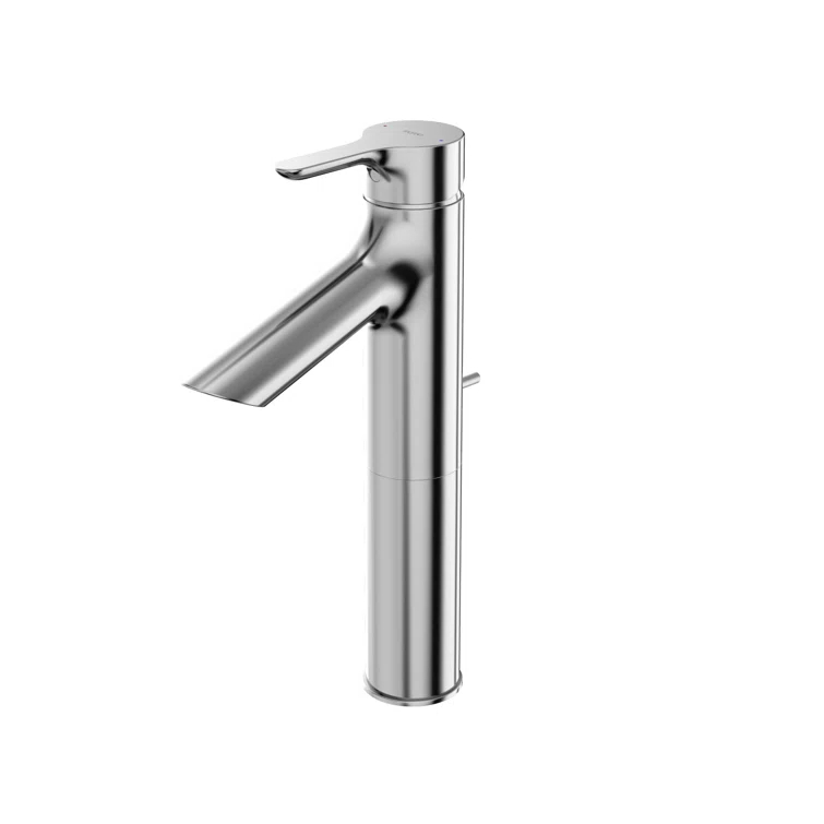 Single Hole Bathroom Faucet with Drain Assembly and Comfort Glide Technology