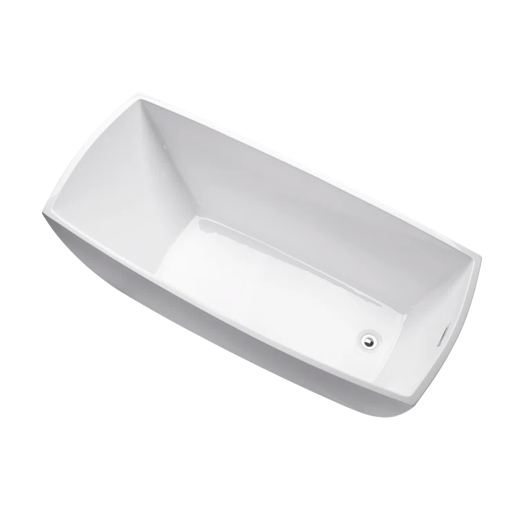 Vanity Art 67" X 31" Acrylic Freestanding Bathtub