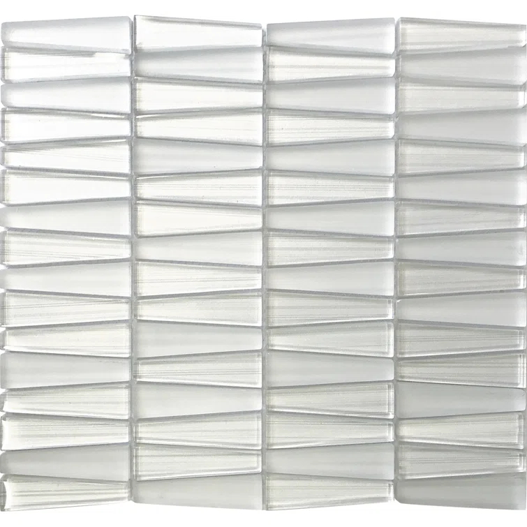 1" x 3" Glass Brick Joint Mosaic Wall and Floor Tile
