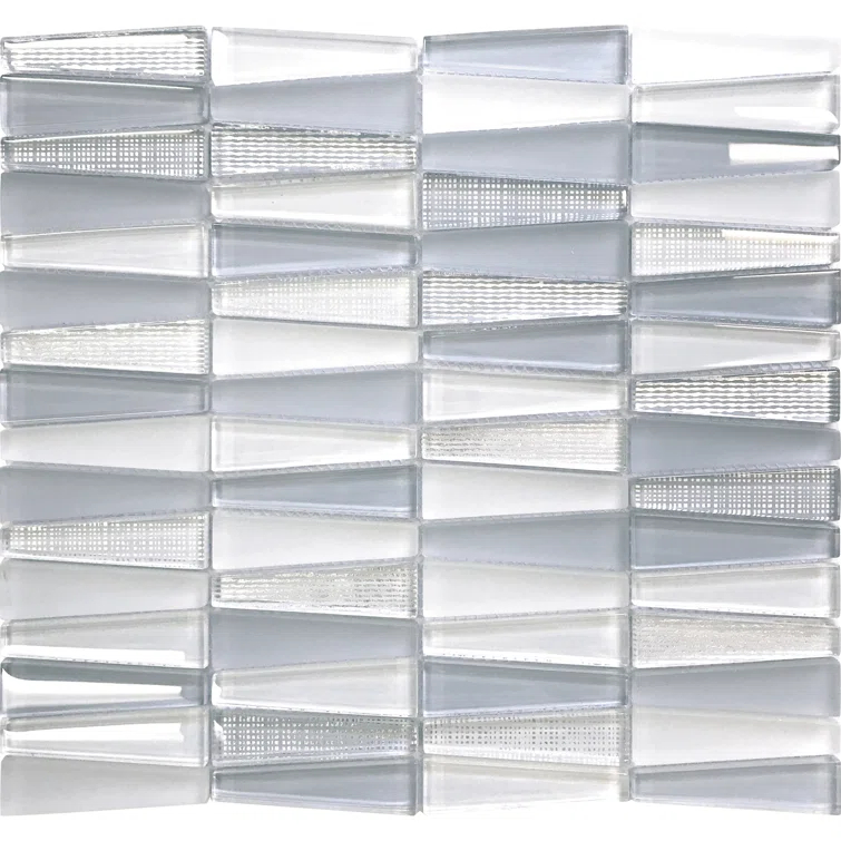 1" x 3" Glass Brick Joint Mosaic Wall and Floor Tile