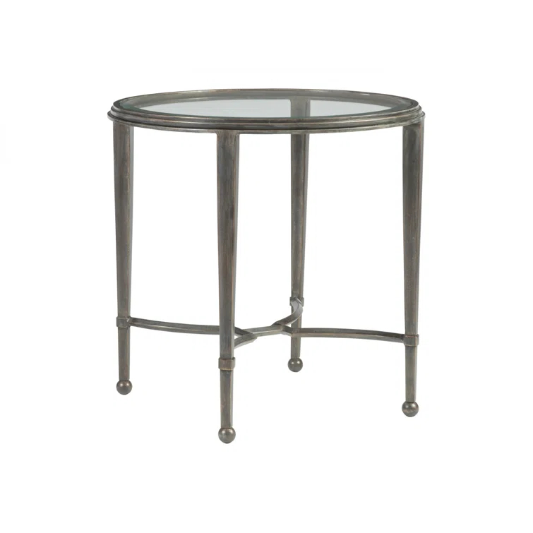 Metal Designs Sangiovese Round End Table