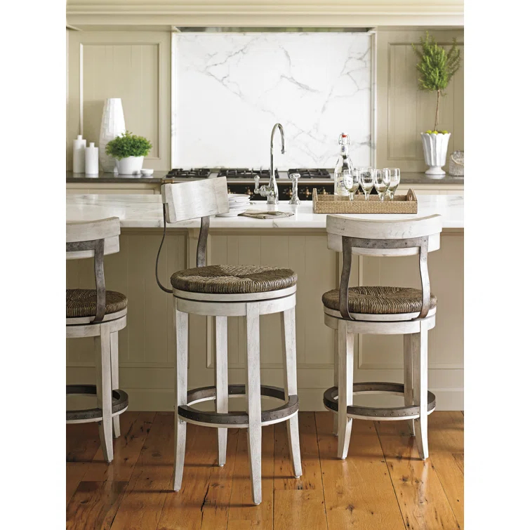 Oyster Bay Swivel Upholstered Counter Stool