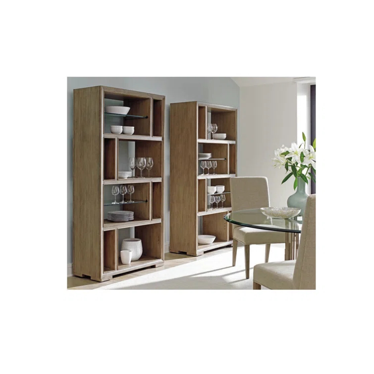 Contemporary Round Glass Dining Table with Silver Metal Base