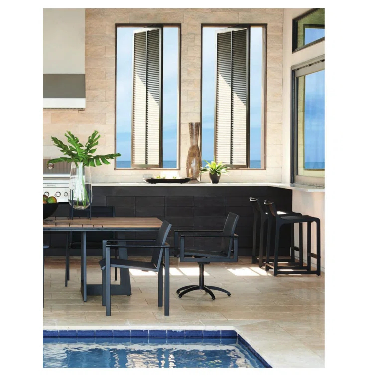 South Beach Swivel Rocker Dining Chair