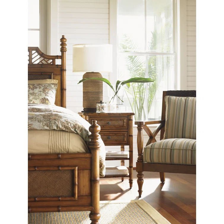 Tommy Bahama Home Island Estate Ginger Bedside Chest & Reviews | Wayfair
