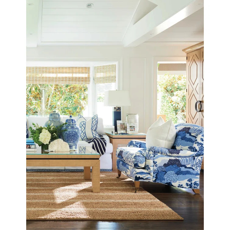 Newport Glass Top End Table