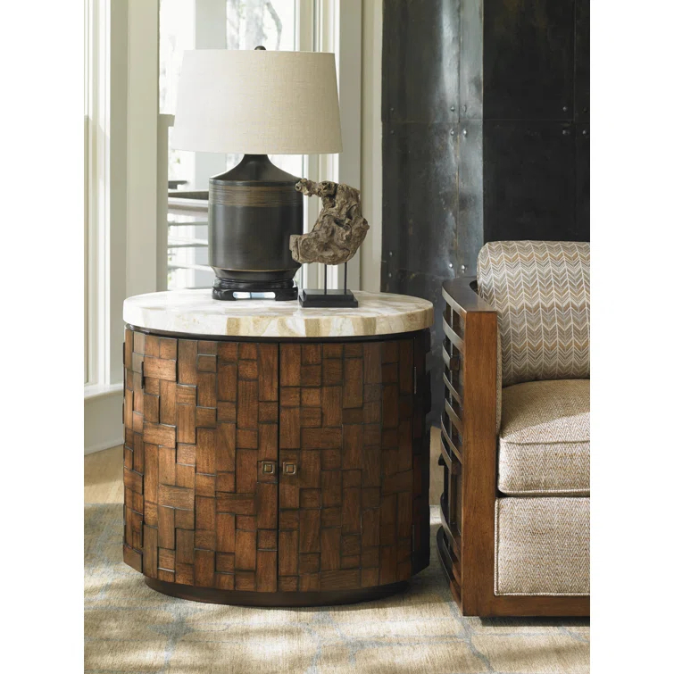 Tommy Bahama Home Island Fusion Kendari Round Accent Table