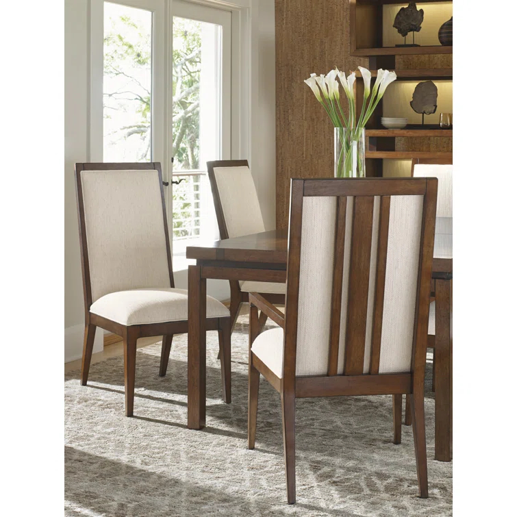 Island Fusion Natori Slat Back Arm Chair