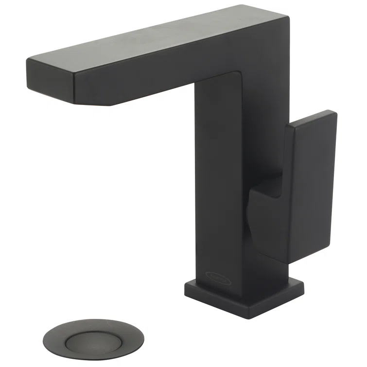 Mod Single-Hole Single-handle Bathroom Faucet with Drain Assembly